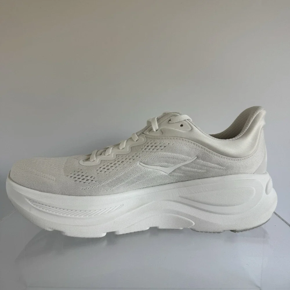 Hoka One One Bondi 9 White 1162011 WWH Shoes Sneakers Men's Size 10.5 D